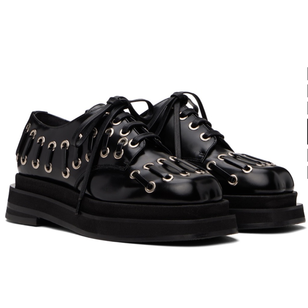 Heart toe Platform Brogues